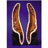 Image 1 : PAIR OF CITRINE GEODE HALVES