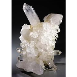 Dramatic Quartz Crystal Cluster