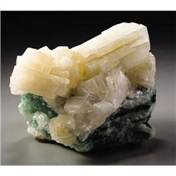 Apophyllite on Prehnite