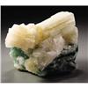 Image 1 : Apophyllite on Prehnite