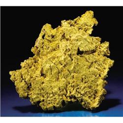 SEMI-CRYSTALLIZED GOLD NUGGET