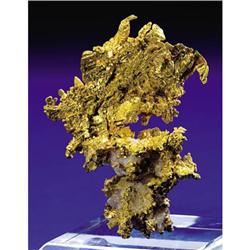 NATIVE GOLD CRYSTALS