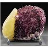 Image 1 : CALCITE on AMETHYST