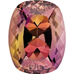 FACETED AMETRINE - AMETHYST & CITRINE IN ONE