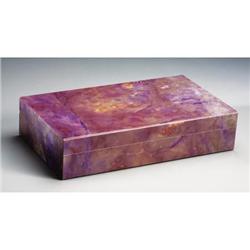 RARE LAVENDER JADE BOX