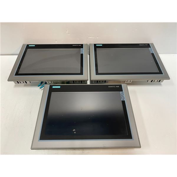 (3) - Siemens 6AV2 124-0MC01-0AX0 TP1200 Comfort Screens