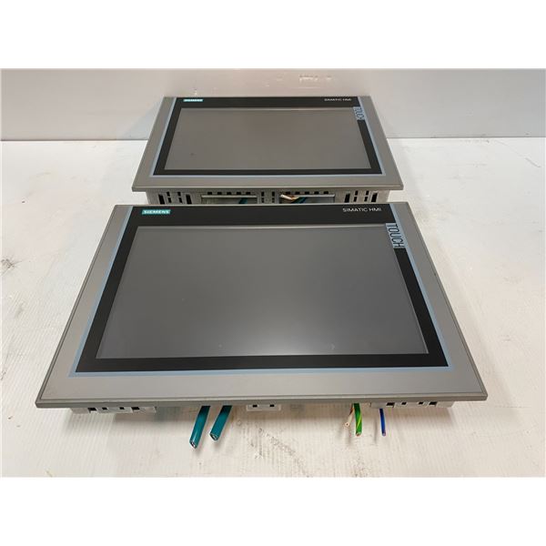 (2) - Siemens 6AV2 124-0MC01-0AX0 TP1200 Comfort Screens