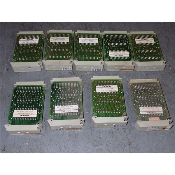 (9) Siemens #6FX1 123 6AA00 Modules