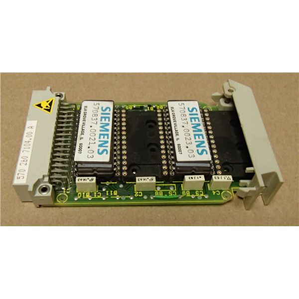 Siemens #6FX1 837 0BX12 Module