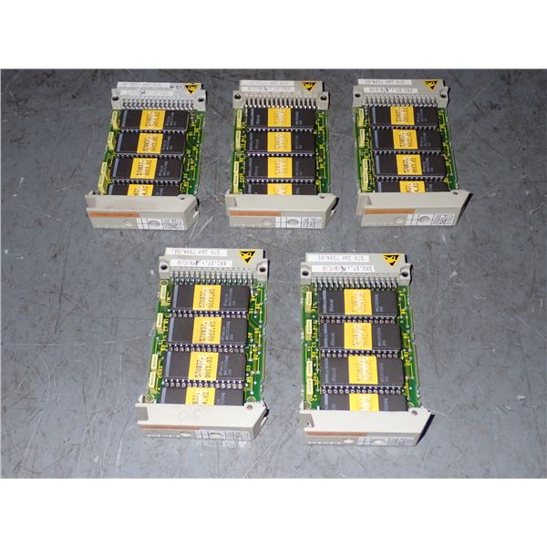 (5) Siemens #6FX1 837 0BX01 Modules