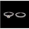 Image 2 : 1.30 ctw Diamond Ring - 14KT White Gold
