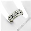 Image 3 : Antique 14kt White Gold 0.20 ctw Diamond 7mm Eternity Band Ring