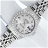 Image 2 : Rolex Ladies Stainless Steel Silver Diamond 26MM Oyster Perpetual Datejust With