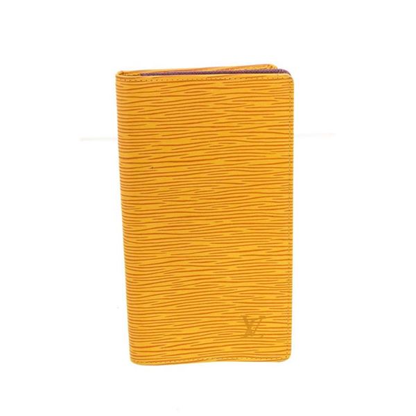 Louis Vuitton Yellow Epi Leather Long Card Wallet