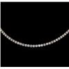 Image 2 : 18KT White Gold 21.08 ctw Diamond Necklace