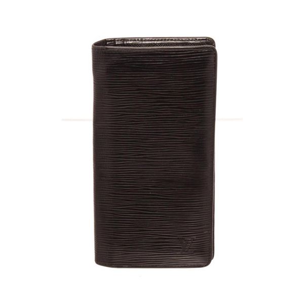 Louis Vuitton Black Leather Brazza Wallet