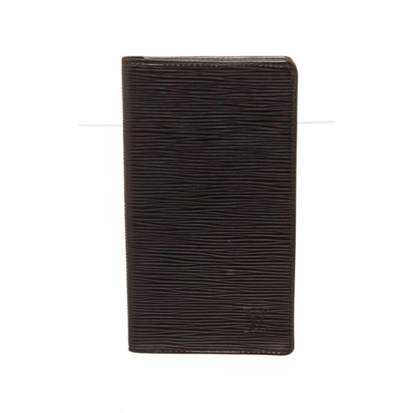 Louis Vuitton Black Epi Leather Long Card Wallet