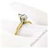 Image 7 : 18kt Yellow and White Gold 0.38 ctw Marquise Cut Diamond Solitaire Engagement Ri