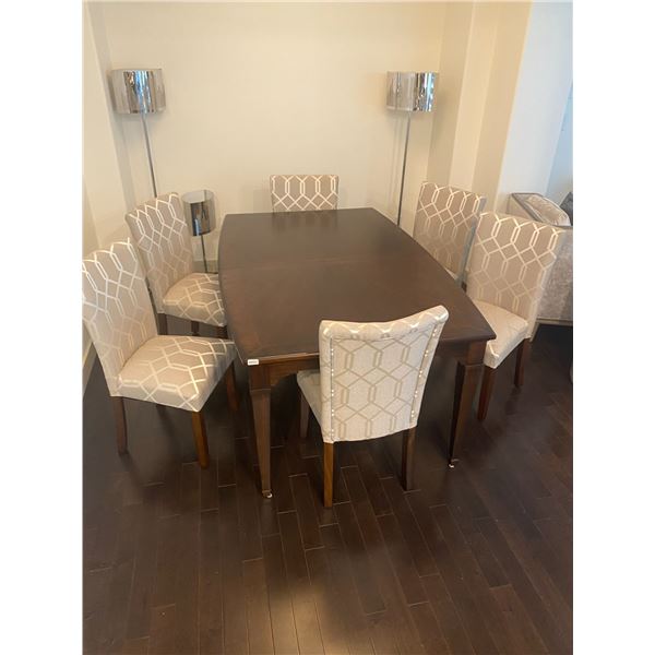 Dining Table with 6 Chairs 46"W x 70"L x 30.5"H