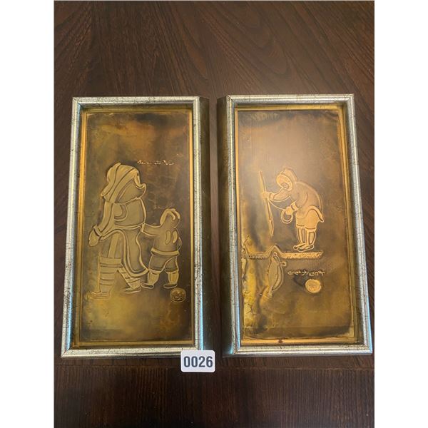 "Our Native Land" Photos x2 - 7.5"W x 14"H