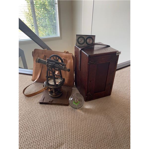 Victorian Survey Transit With Box