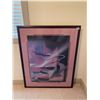 Image 1 : Framed Abstract Art 34"W x 43"H