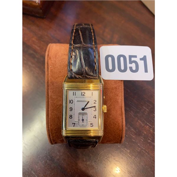 Jaeger-LeCoultre Reverso 18k Gold Swiss Watch