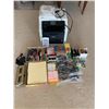 Image 1 : Brother Printer with Miscellaneous Office Supplies