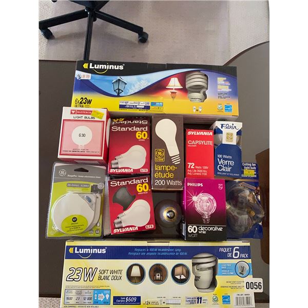 Various Lightbulbs