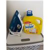 Image 2 : Iron - Ironing Board - Clothes Hamper - Various Towels and Cloths