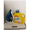 Image 3 : Iron - Ironing Board - Clothes Hamper - Various Towels and Cloths