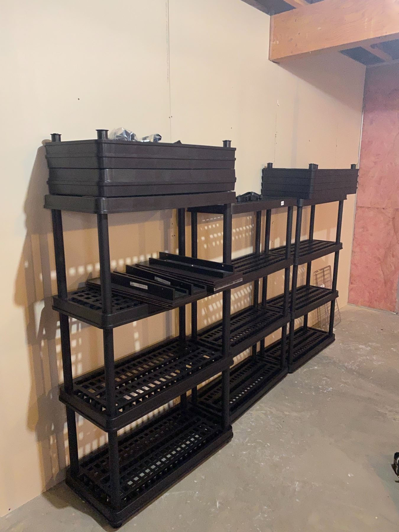 Plastic Shelving Units