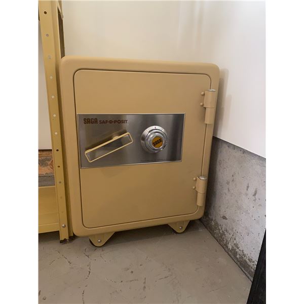 Mystery locked safe.  Owners late husband owned it.