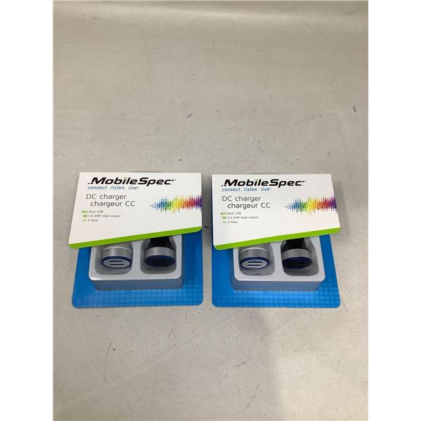 MobileSpec DC Charger 2 pack Lot of 2