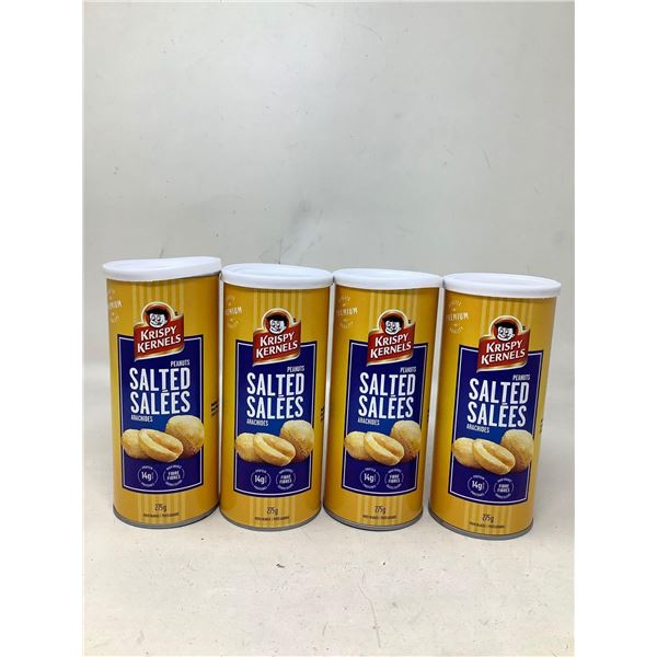 Krispy Kernel Salted Peanuts Lot of 4 x 275 tins