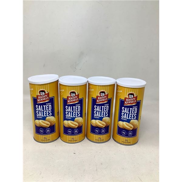 Krispy Kernel Salted Peanuts Lot of 4 x 275 tins