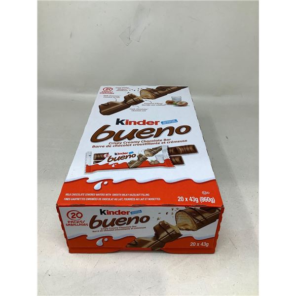 Kinder bueno Chocolate Bars Case lot of 20 x 43g