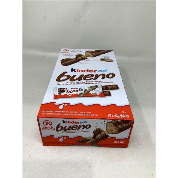 Kinder bueno Chocolate Bars Case lot of 20 x 43g