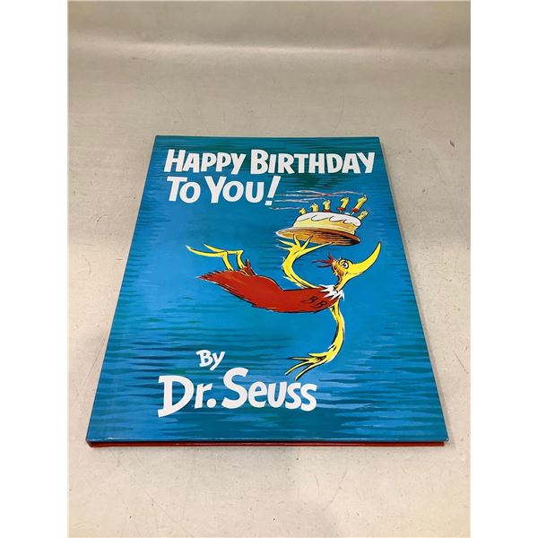 NEW Dr. Suess Hardcover -Happy Birthday to You!