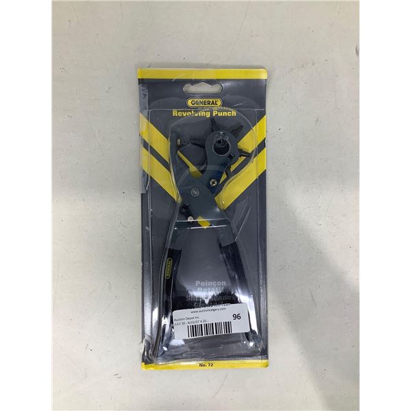 General Revolving Leather hand punch NEW