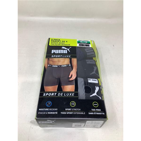 Puma Mens Sport Boxer briefs NEW 5 pack XL