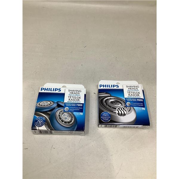 Philips Shaving Head replacements 7000 & 9000 series lot of 2 NEW