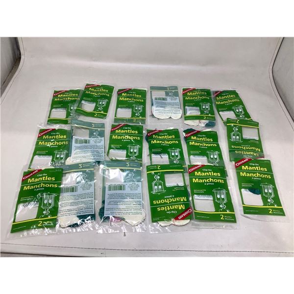 Coghlans universal Fit clip on lantern mantels lot of 18