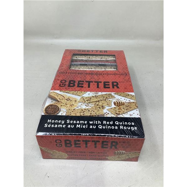GO BETTER Sesame Seed Snack Bars case of 24 x 35g