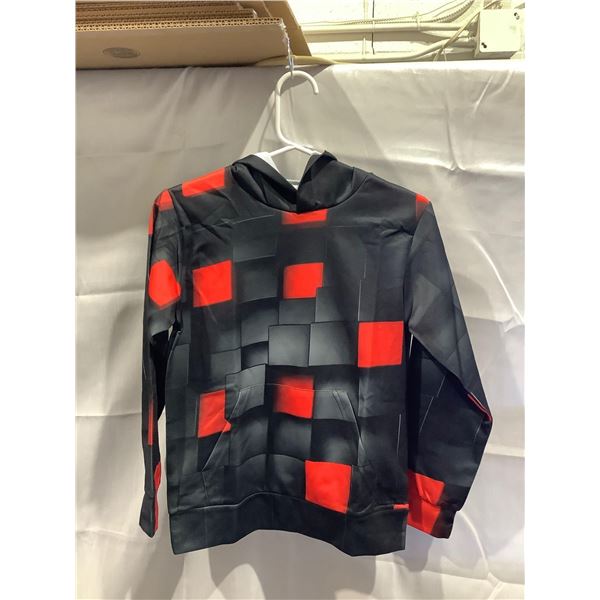 Grey/ Red illusion styled Sweater