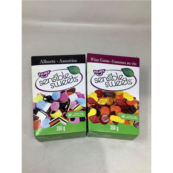 Sensible Sweets allsorts and wine gums lot of 2 x 350g