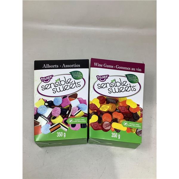 Sensible Sweets allsorts and wine gums lot of 2 x 350g
