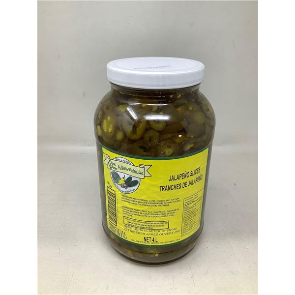 Jalapeno Slices Bulk Lot 4 L Jar