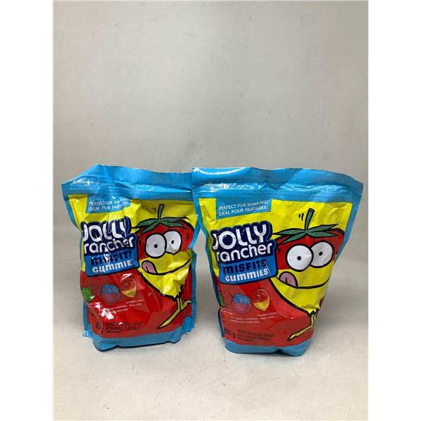 Jolly Ranchers Misfit gummies mega bag lot of 2 x 850g