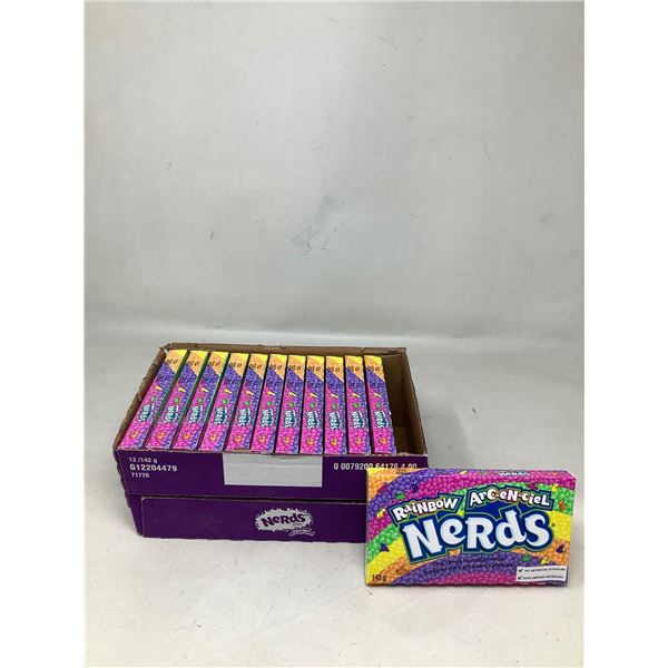 Nerds Rainbow candy case lot of 12 x 142g